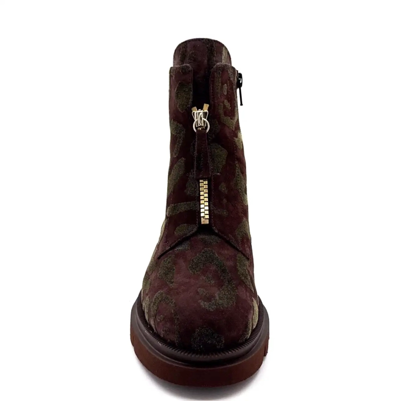 Ivoire 380 Leo velúr bársonymintás barna Leo Ivoire Chaussures