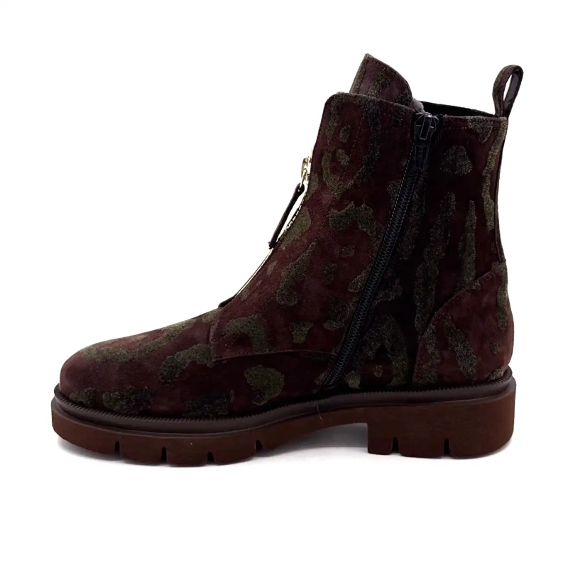 Ivoire 380 Leo Mocka Sammetsmönster Brun Leo Ivoire Chaussures