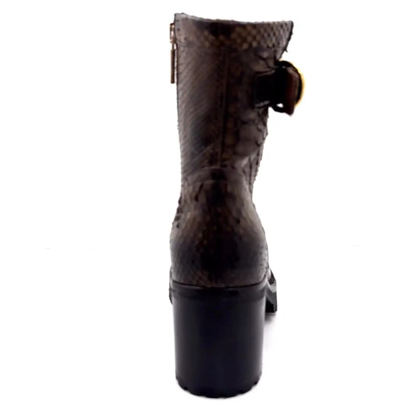 La Bottega di Lisa 4222/608 Birra Brown Pyton bőr Ivoire Chaussures