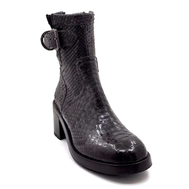 La Bottega di Lisa 4222/608 Reptilskinn Blågrå Ivoire Chaussures