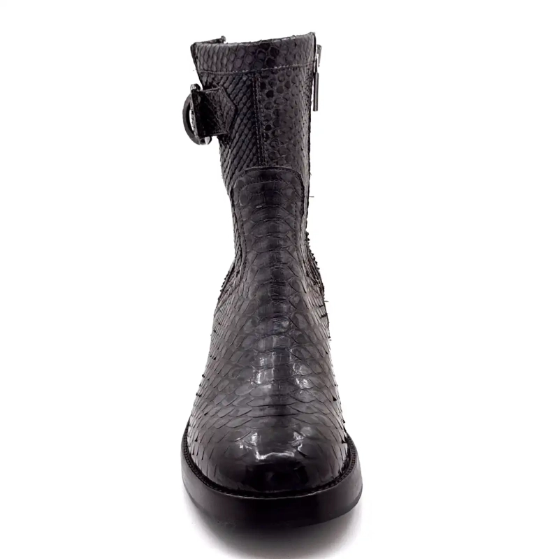 La Bottega di Lisa 4222/608 Krybdyrslæder Blågrå Ivoire Chaussures