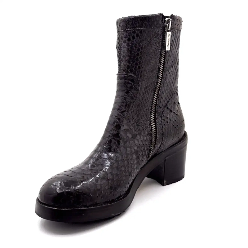 La Bottega di Lisa 4222/608 Reptilläder Blågrå Ivoire Chaussures