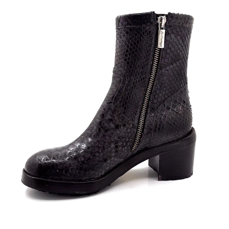 La Bottega di Lisa 4222/608 Reptilskinn Blågrå Ivoire Chaussures