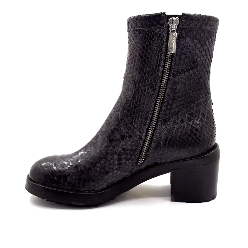 La Bottega di Lisa 4222/608 Reptilläder Blågrå Ivoire Chaussures