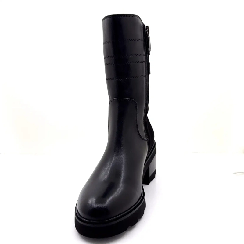 Se på himmelen Marcy 04 svart skinn Ivoire Chaussures