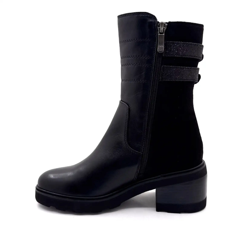 Uită-te la geanta Sky Marcy 04 din piele neagră Ivoire Chaussures