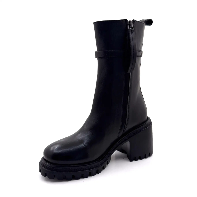 Gio+ Deva 10c Cuir Noir Ivoire Chaussures