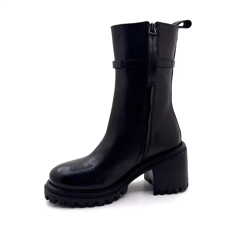 Gio+ Deva 10c Pelle Nera Ivoire Chaussures