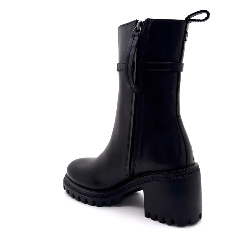 Gio+ Deva 10c Μαύρο Δέρμα Ivoire Chaussures