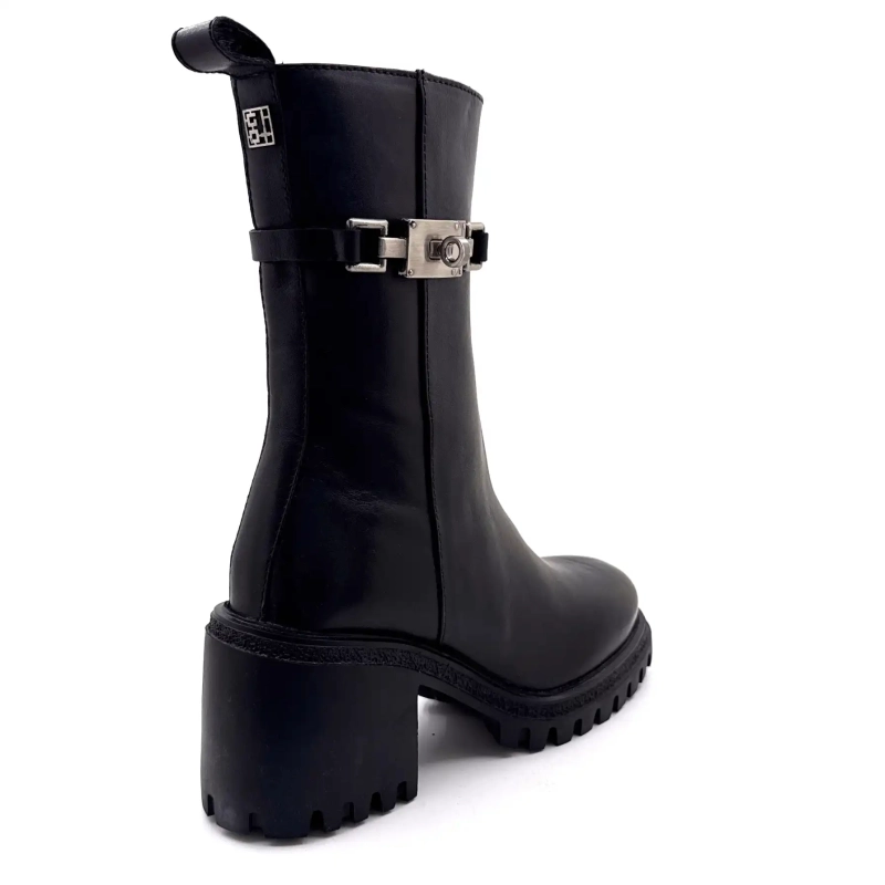 Gio+ Deva 10c Pelle Nera Ivoire Chaussures