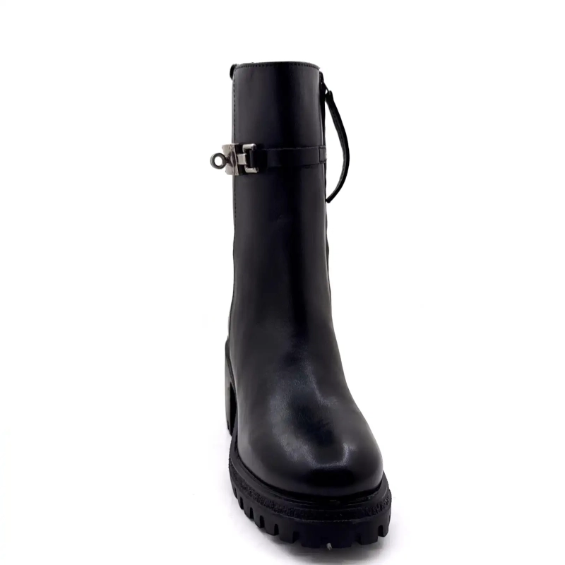 Gio+ Deva 10c Piele Neagră Ivoire Chaussures