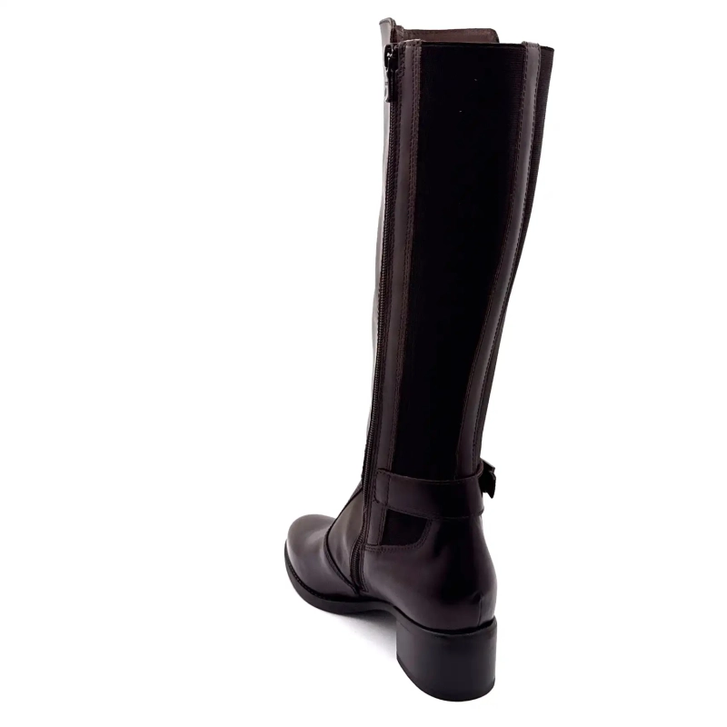 Nero Giardini 14644 D Brunt Læder Ivoire Chaussures