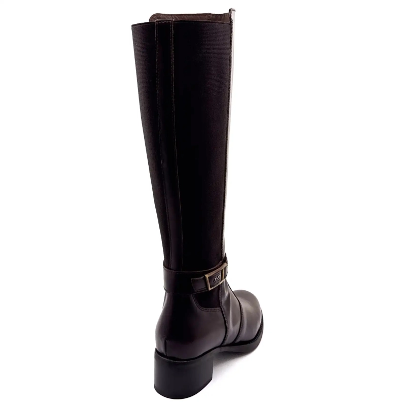 Nero Giardini 14644 D Brunt Læder Ivoire Chaussures