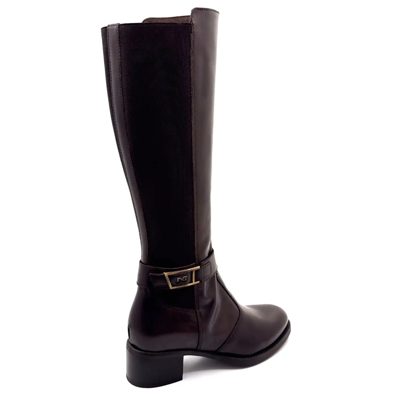 Nero Giardini 14644 D Pelle Marrone Ivoire Chaussures