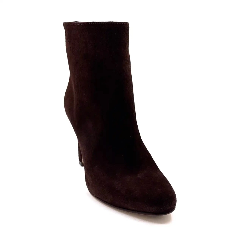 Ivoire Elise Tu 1 Daim Marron Foncé Ivoire Chaussures