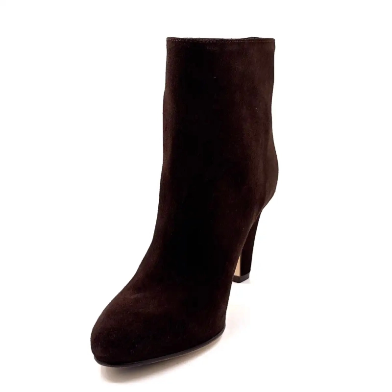 Ivoire Elise Tu 1 Dark Brown Suede Ivoire Chaussures