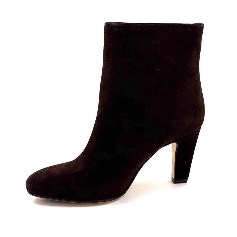 Ivoire Elise Tu 1 Dark Brown Suede Ivoire Chaussures