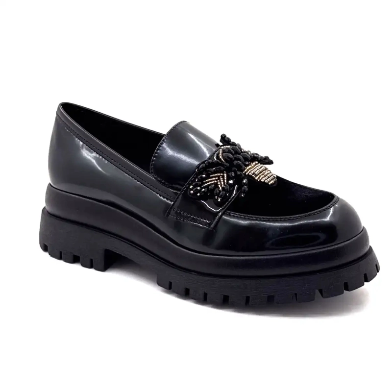 Ivoire 2p5775 Nero e Gioielli Ivoire Chaussures