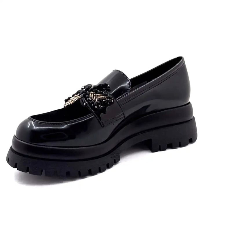 Ivoire 2p5775 Schwarz & Juwelen Ivoire Chaussures