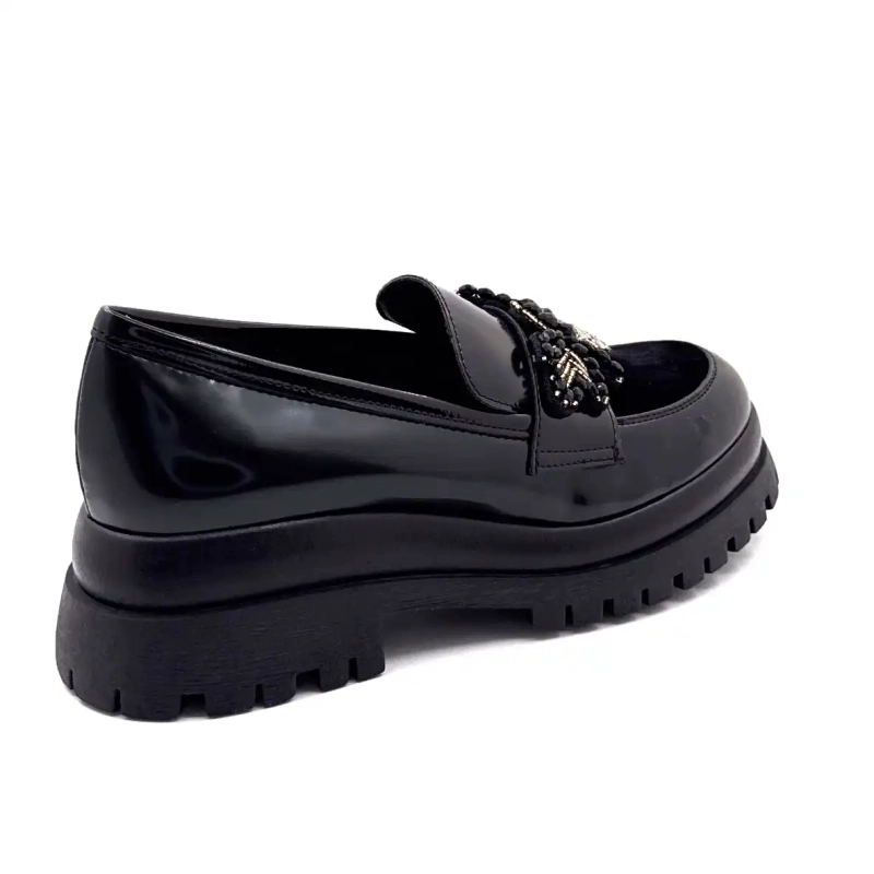 Ivoire 2p5775 Czarny i klejnoty Ivoire Chaussures