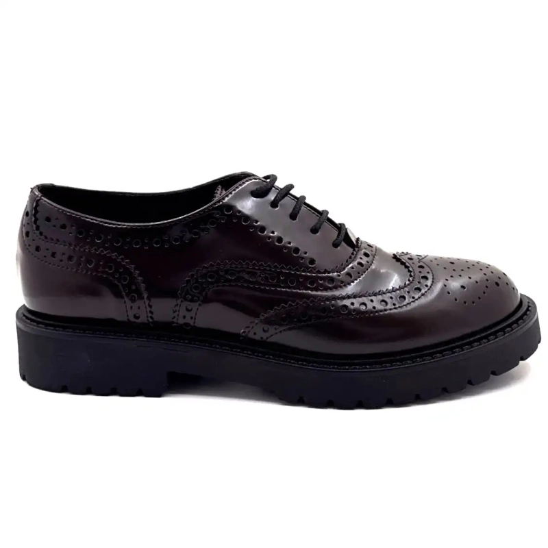 Ivoire 745838 Schokoladenbraunes Leder Ivoire Chaussures