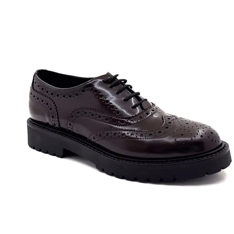 Ivoire 745838 Chocolate Brown Leather Ivoire Chaussures