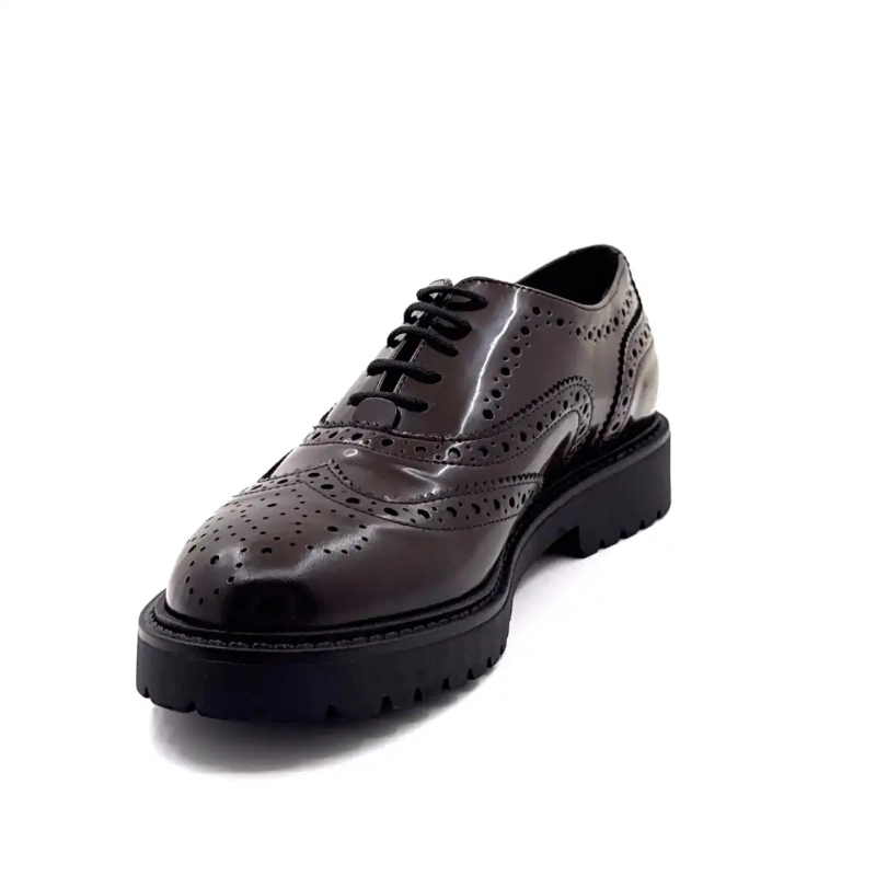 Ivoire 745838 Czekoladowo-brązowa skóra Ivoire Chaussures