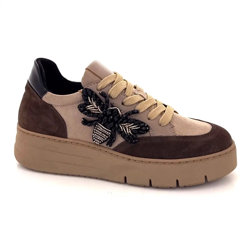 Ivoire 865896 Taupe Barna Bőr Ivoire Chaussures