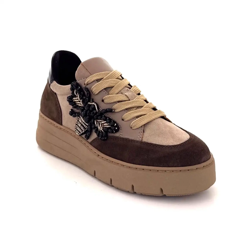 Ivoire 865896 Cuero Marrón Taupe Ivoire Chaussures