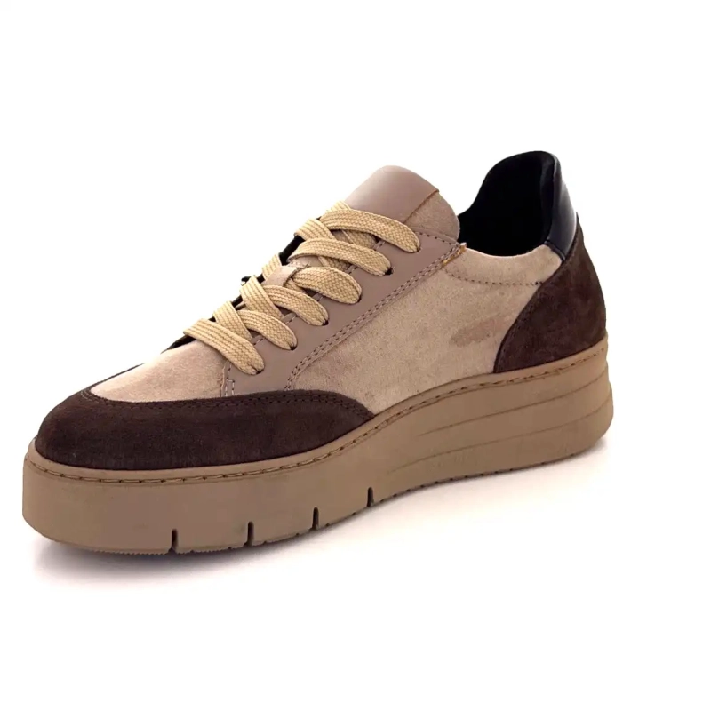 Ivoire 865896 Taupe brunt skinn Ivoire Chaussures
