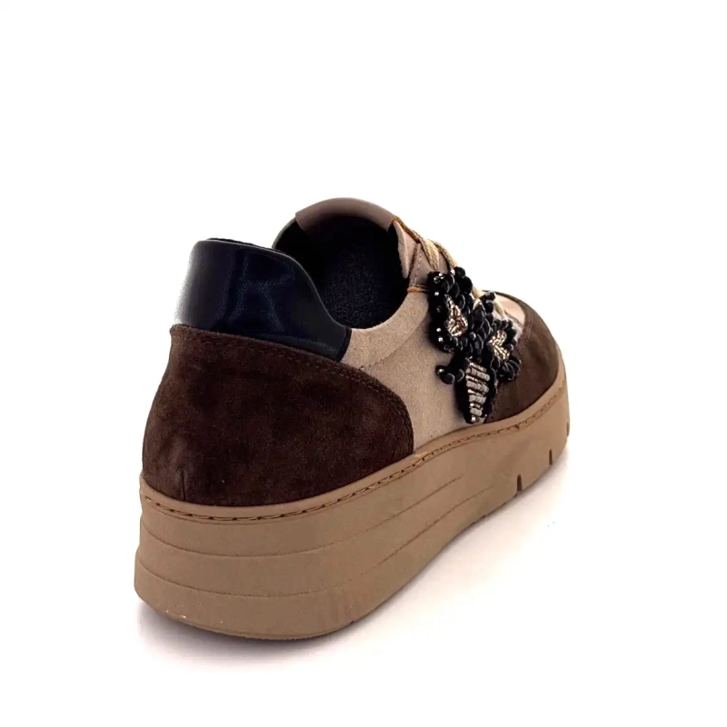 Ivoire 865896 Taupe Barna Bőr Ivoire Chaussures