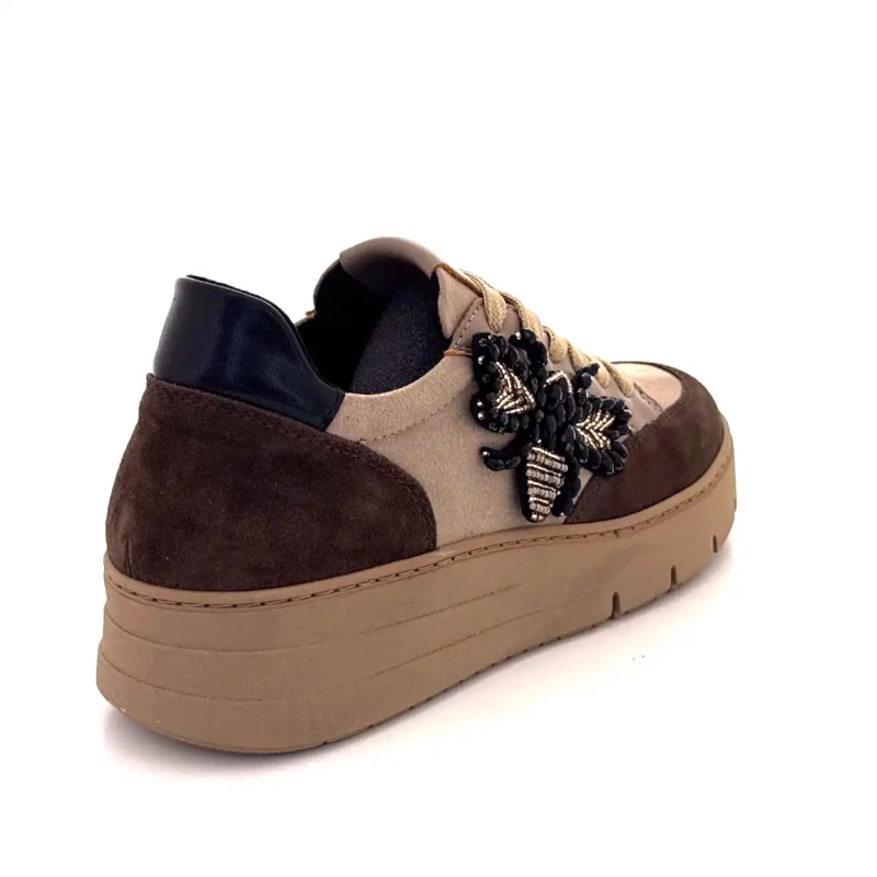 Ivoire 865896 Taupe Barna Bőr Ivoire Chaussures