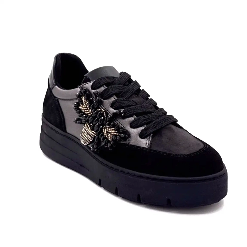 Ivoire 865896 Czarna skóra Ivoire Chaussures