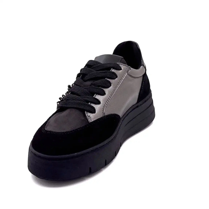 Ivoire 865896 Zwart Leer Ivoire Chaussures