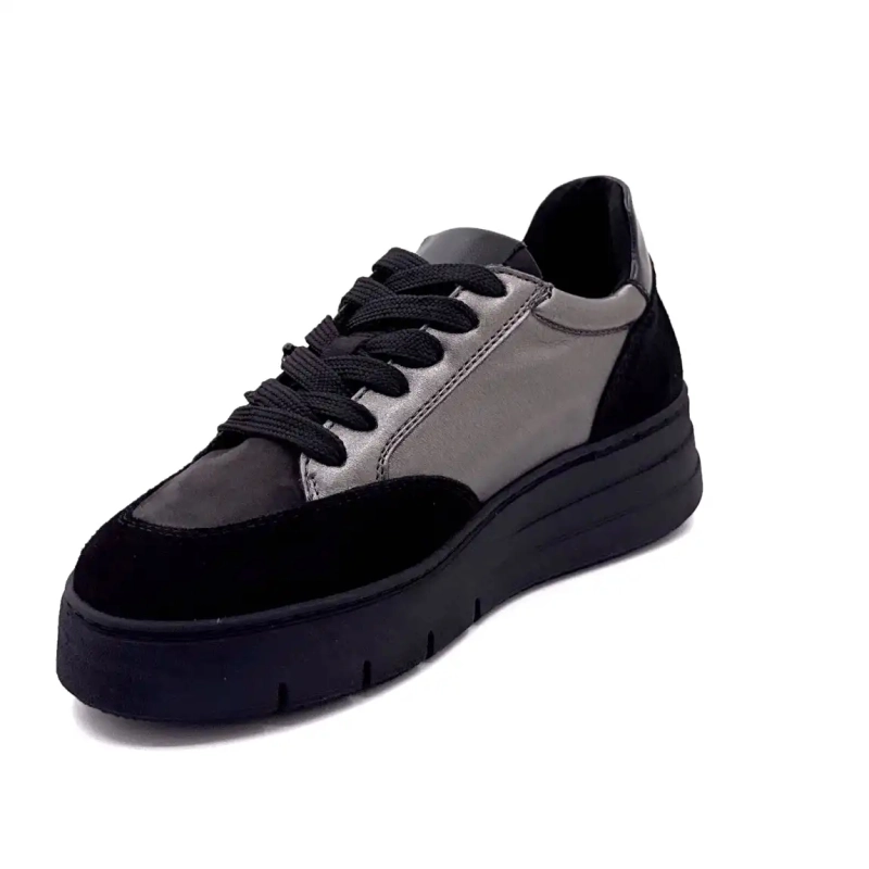 Ivoire 865896 Zwart Leer Ivoire Chaussures