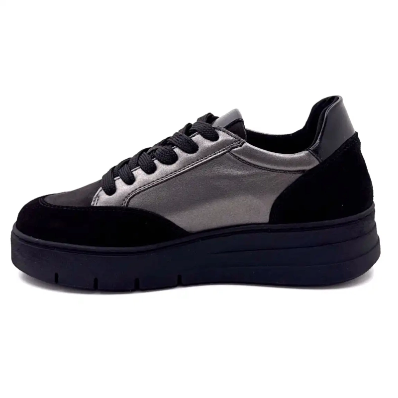 Ivoire 865896 Zwart Leer Ivoire Chaussures