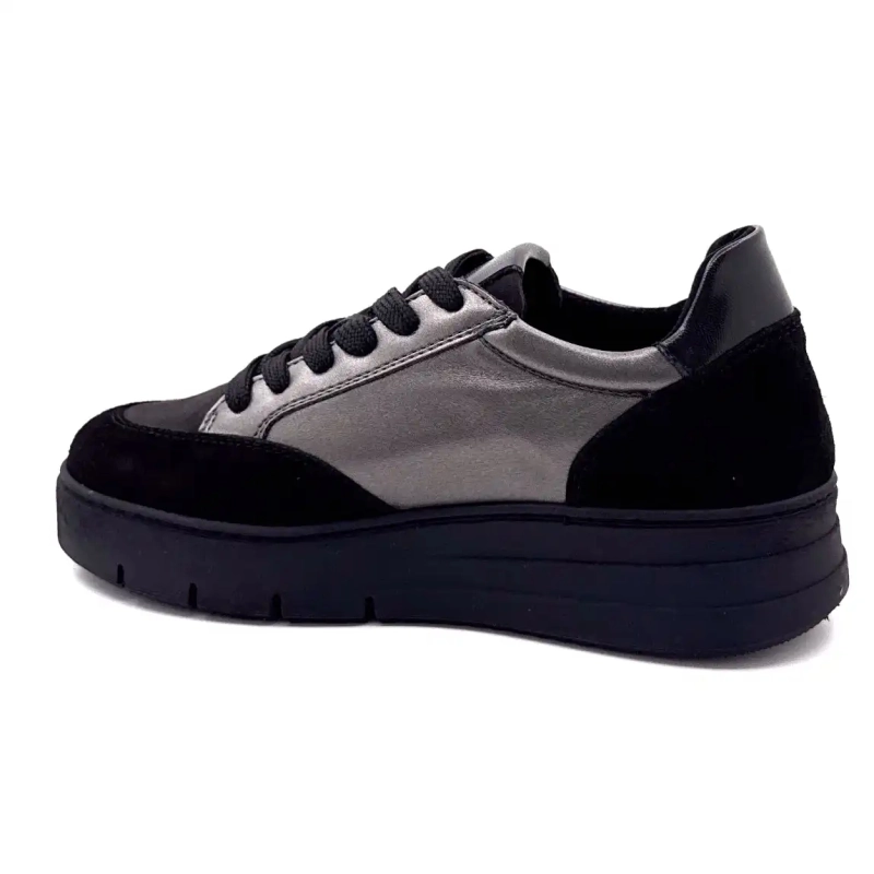 Ivoire 865896 Zwart Leer Ivoire Chaussures