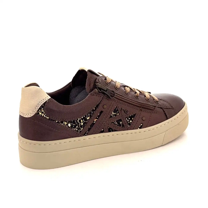 Nero Giardini 14191 D 300 Bronz & Piele Glitter Ivoire Chaussures