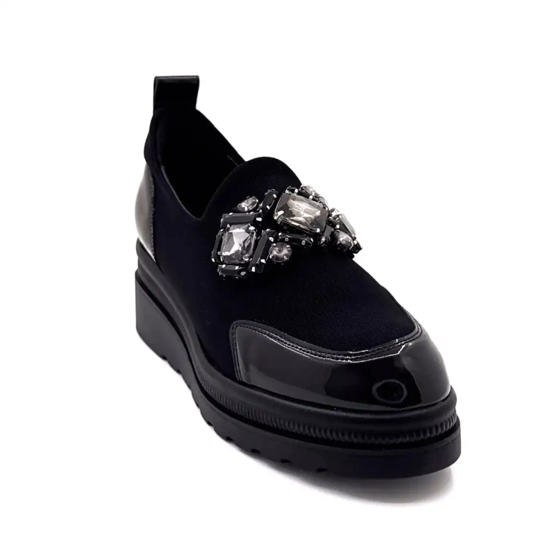 Ivoire 3a5899 Microvezel Zwarte Sieraden Ivoire Chaussures
