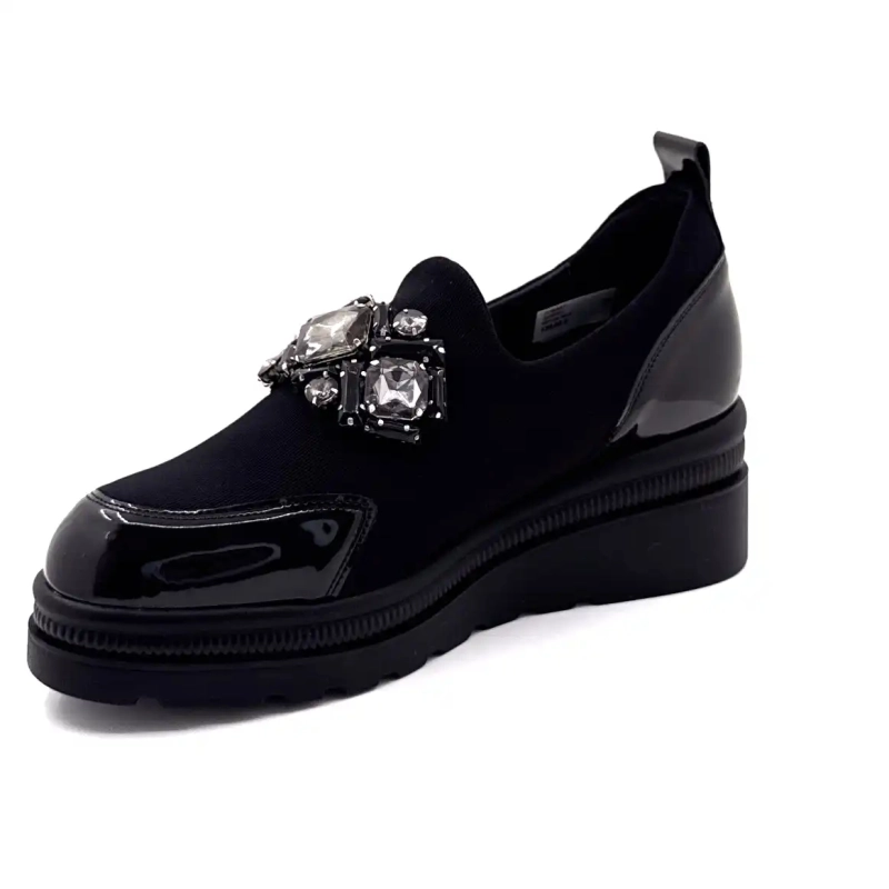 Bijuterii din microfibră neagră, Ivoire 3a5899 Ivoire Chaussures