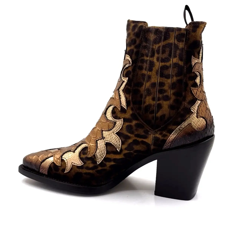 Ghost 5503 Leer Goud Brons & Leo Ivoire Chaussures