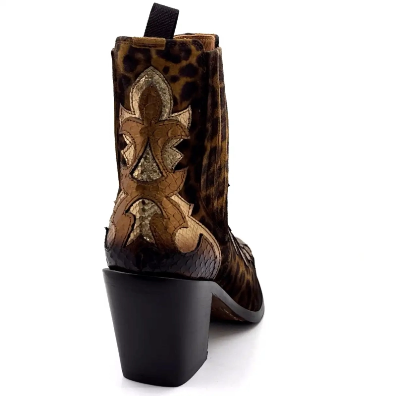 Ghost 5503 Leer Goud Brons & Leo Ivoire Chaussures