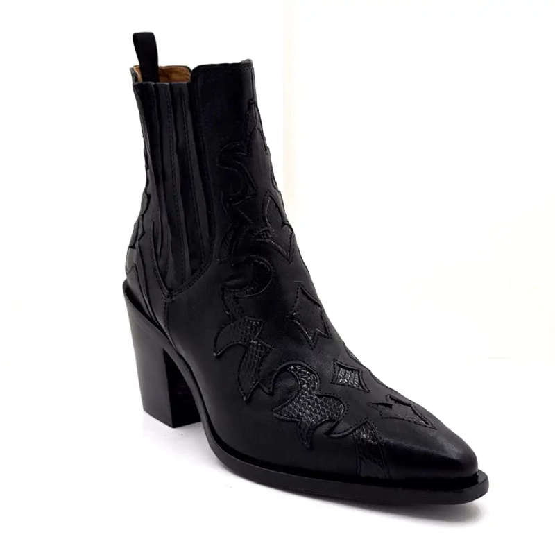 Ghost 5502 svart skinn Ivoire Chaussures