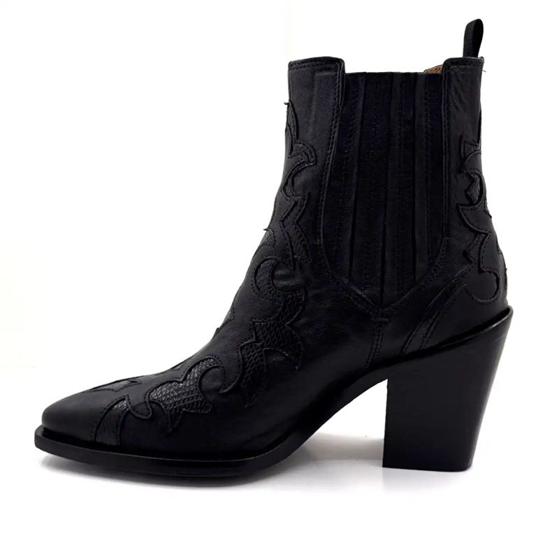 Ghost 5502 fekete bőr Ivoire Chaussures