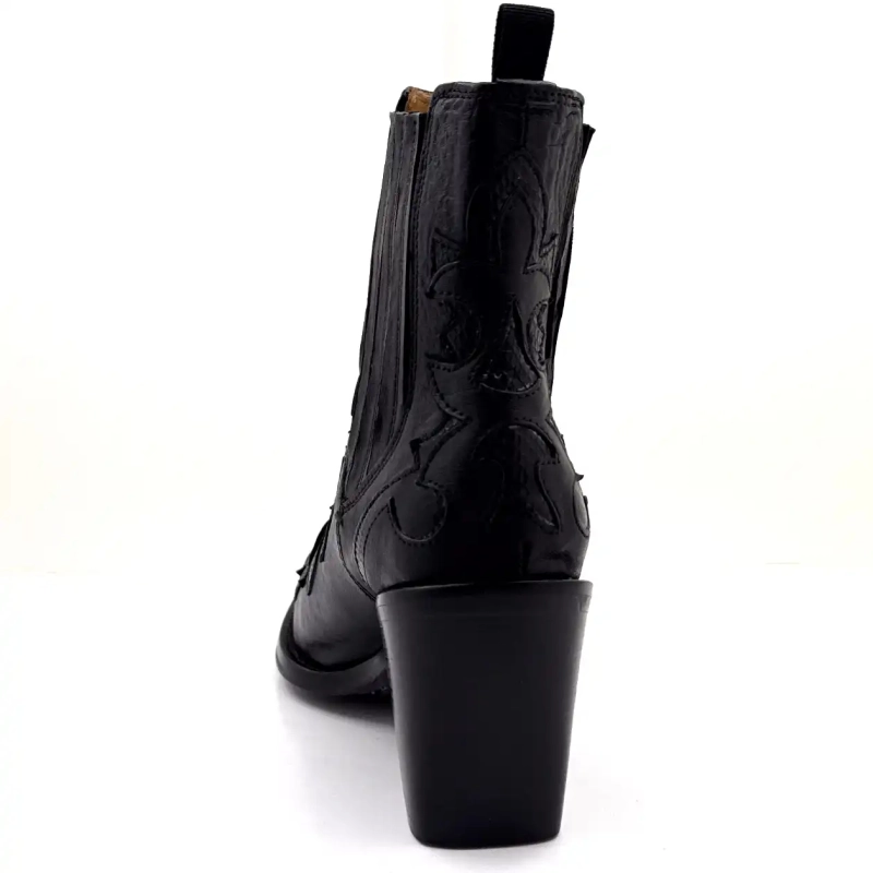 Ghost 5502 Cuir Noir Ivoire Chaussures