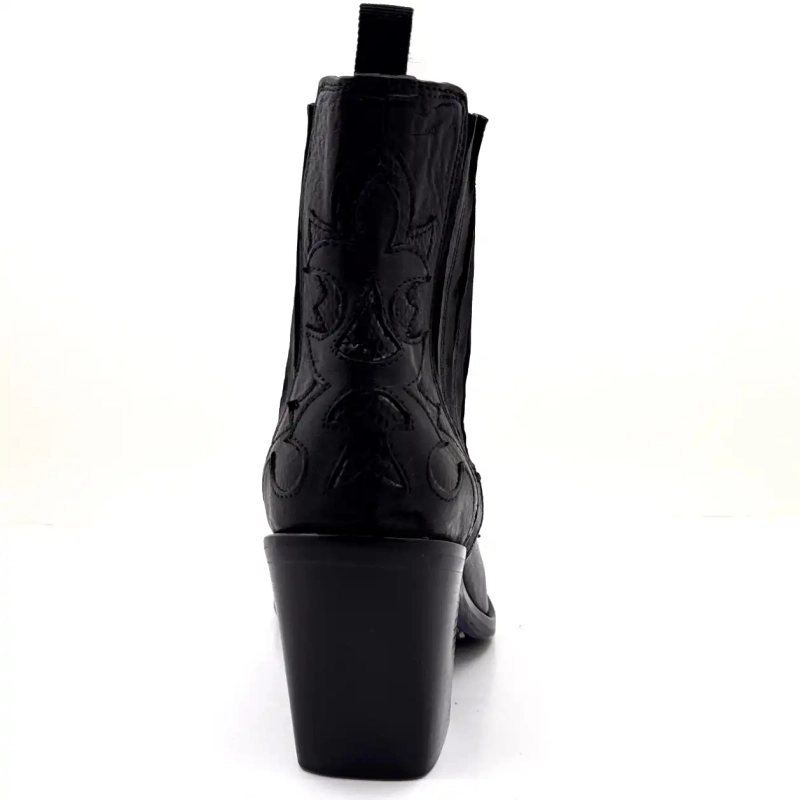 Ghost 5502 Sort Læder Ivoire Chaussures