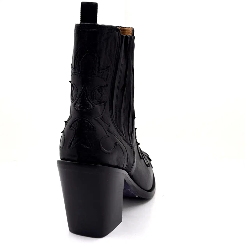 Ghost 5502 Schwarzes Leder Ivoire Chaussures