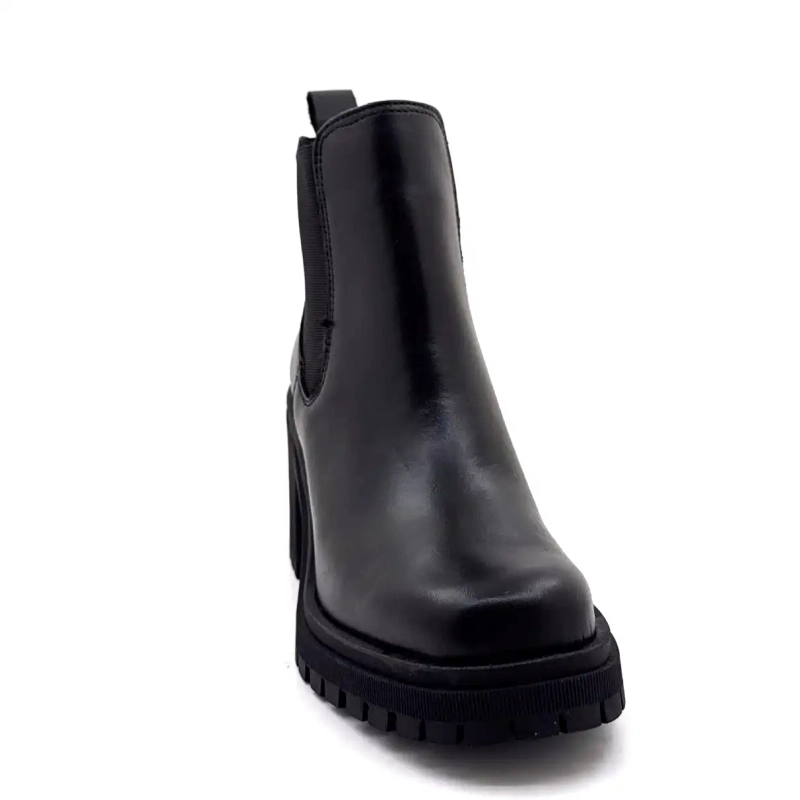 Ivoire 28109 Schwarzes Leder Ivoire Chaussures