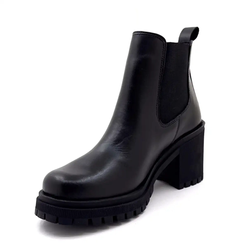 Ivoire 28109 Svart skinn Ivoire Chaussures