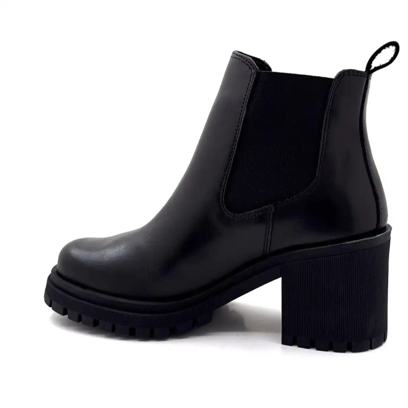 Ivoire 28109 Couro Preto Ivoire Chaussures